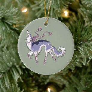 Ballet Borzoi Keramik Ornament