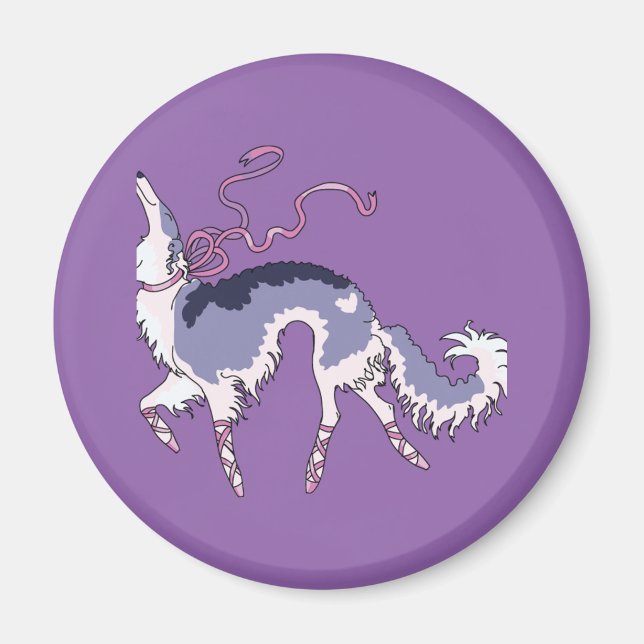 Ballet Borzoi Magnet (Vorne)