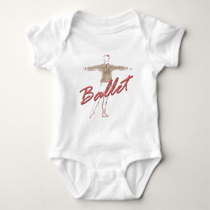 Ballet Boy Geschenke für Tänzer Baby Strampler