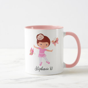 Ballet Butterfly Freunde Tutu Ballerina Girl Tasse