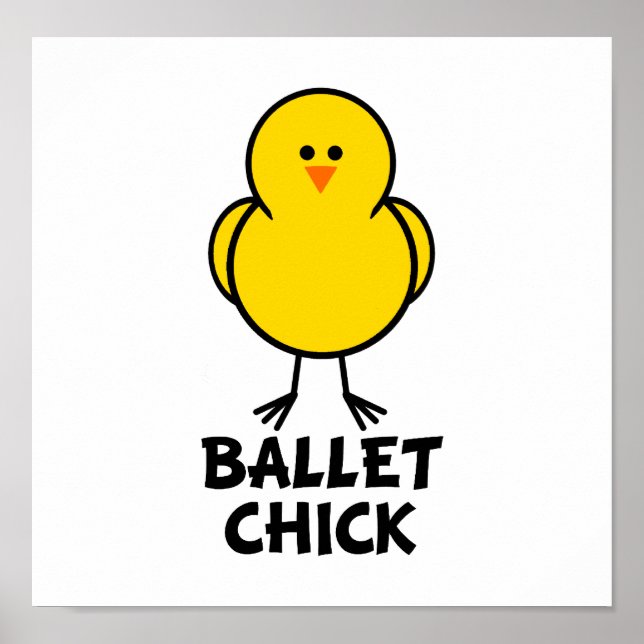 Ballet Chick Poster (Vorne)