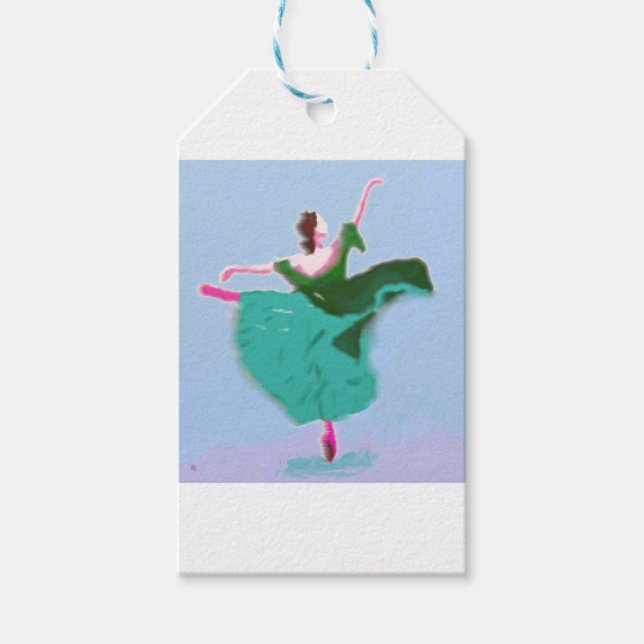Ballet Dance Art Geschenkanhänger (Vorderseite)