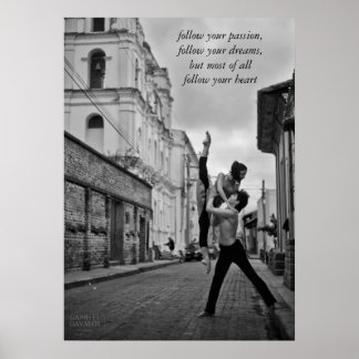Ballet Dance Poster von Gabriel Davalos