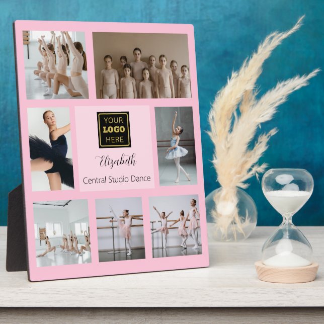 Ballet Dance Studio Photo Collage Fotoplatte (Seite)