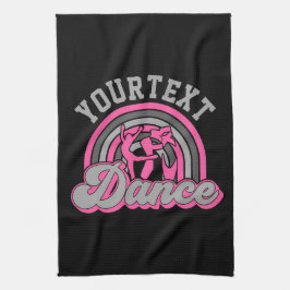Ballet Dancer ADD TEXT Classic Dance Performer Geschirrtuch