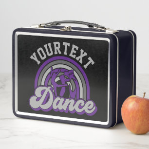 Ballet Dancer ADD TEXT Classic Dance Performer Metall Brotdose