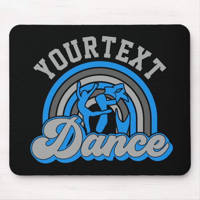 Ballet Dancer ADD TEXT Classic Dance Performer Mousepad (Vorne)