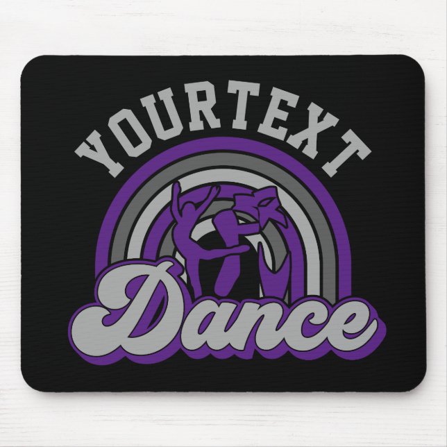 Ballet Dancer ADD TEXT Classic Dance Performer Mousepad (Vorne)