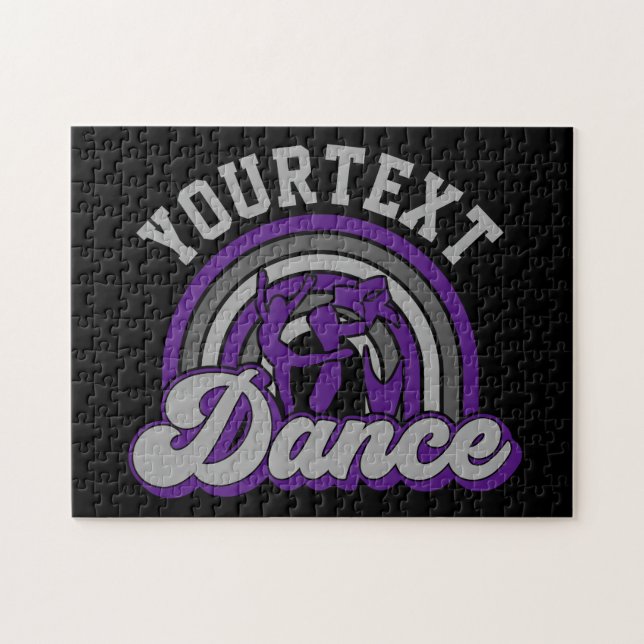 Ballet Dancer ADD TEXT Classic Dance Performer Puzzle (Horizontal)