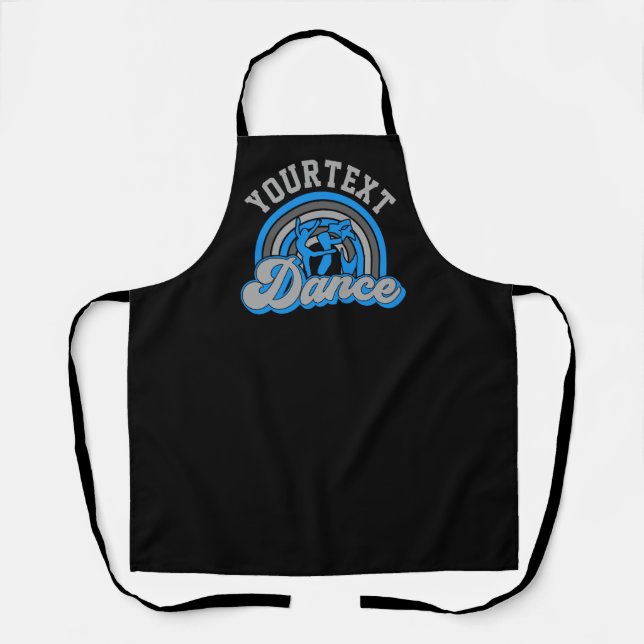 Ballet Dancer ADD TEXT Classic Dance Performer Schürze (Vorderseite)