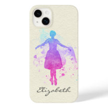 Ballet Dancer auf Pointe - Ihr Name auf