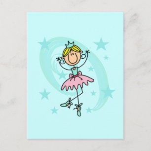 Ballet Dancer - Blond T - Shirt and Gifts Postkarte