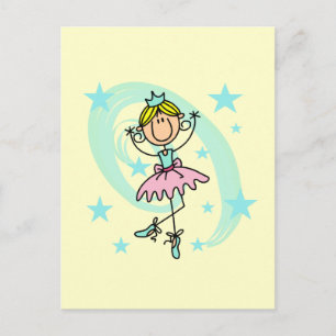 Ballet Dancer - Blond T - Shirt and Gifts Postkarte