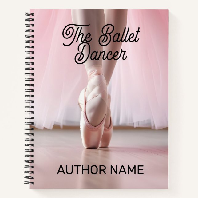 Ballet Dancer Book Cover Inspiration Notebook Notizbuch (Vorderseite)