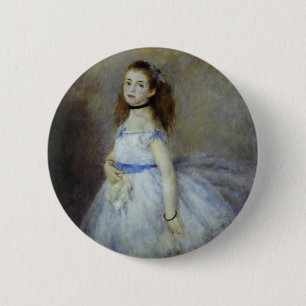 Ballet Dancer by Pierre Renoir, Vintage Kunst Button