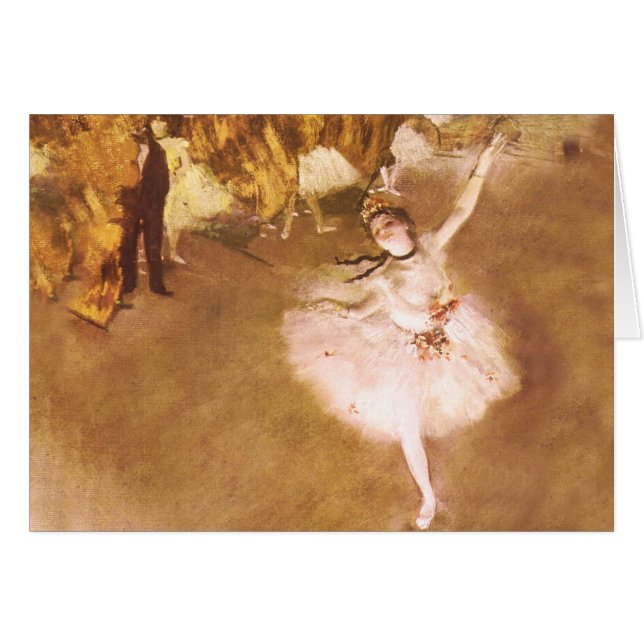 Ballet Dancer Degas Star Painting (Vorderseite (Horizontal))