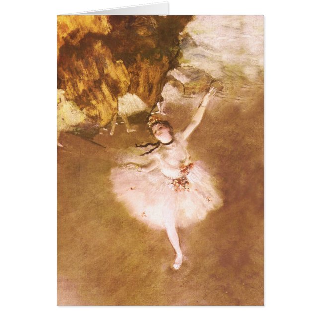 Ballet Dancer Degas Star Painting (Vorne)