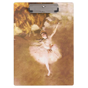 Ballet Dancer Degas Star Painting Klemmbrett
