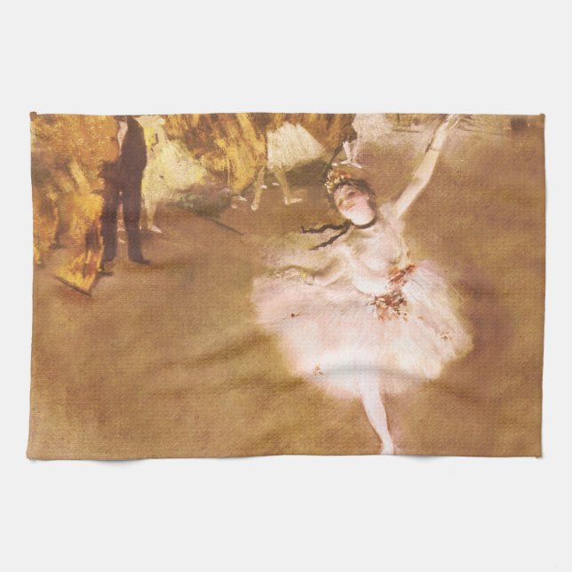 Ballet Dancer Degas Star Painting Küchentuch (Horizontal)