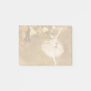 Ballet Dancer Degas Star Painting Post-it Klebezettel