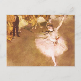 Ballet Dancer Degas Star Painting Postkarte