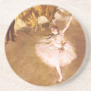 Ballet Dancer Degas Star Painting Sandstein Untersetzer