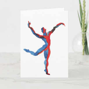 Ballet Dancer Gesturing Karte