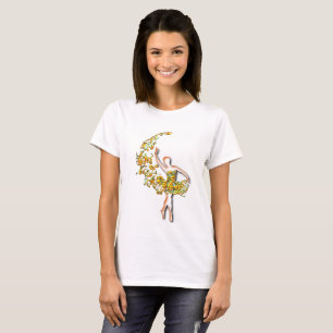 Ballet Dancer Girl T - Shirt Ballerina - Malerei