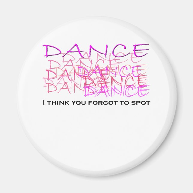 Ballet Dancer Merchandise Magnet (Vorne)