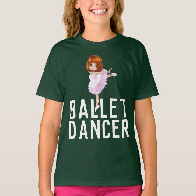 BALLET DANCER MIRLS T - SHIRT (Vorderseite)