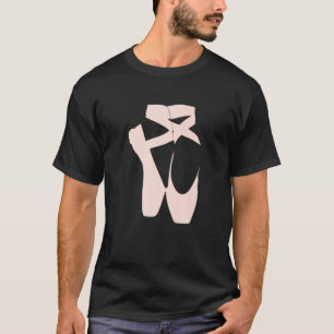 Ballet Dancer Pointe Shoes Ballerina Dancing Women T-Shirt
