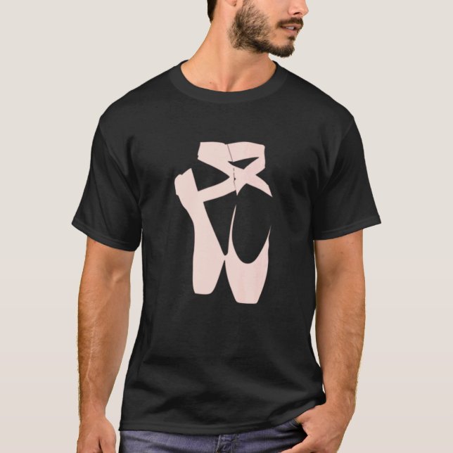 Ballet Dancer Pointe Shoes Ballerina Dancing Women T-Shirt (Vorderseite)