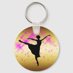 BALLET DANCER SILHOUETTE SCHLÜSSELANHÄNGER