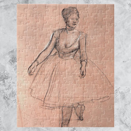 Ballet Dancer (Studie) von Edgar Degas, Vintag Art Puzzle