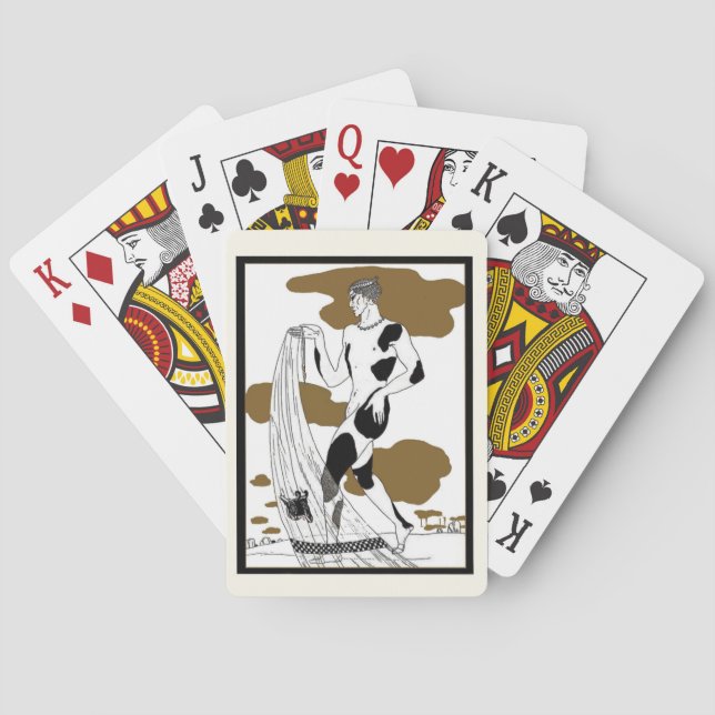 Ballet Dancer Vaslav Nijinski Spielkarten (Rückseite)