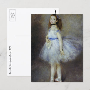 Ballet Dancer von Pierre Renoir, Vintage Fine Art Postkarte