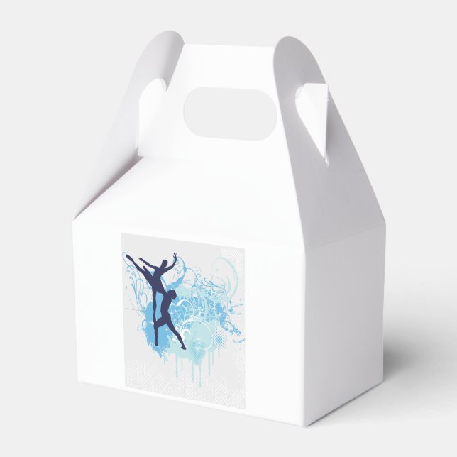 Ballet Dancers Illustration Fevor Box Geschenkschachtel (Rückseite)