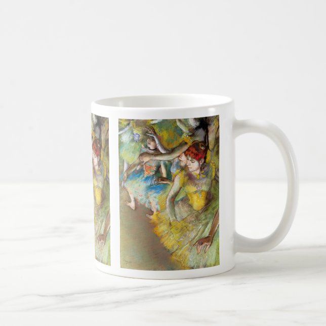Ballet Dancers on Bühne by Degas Kaffeetasse (Rechts)