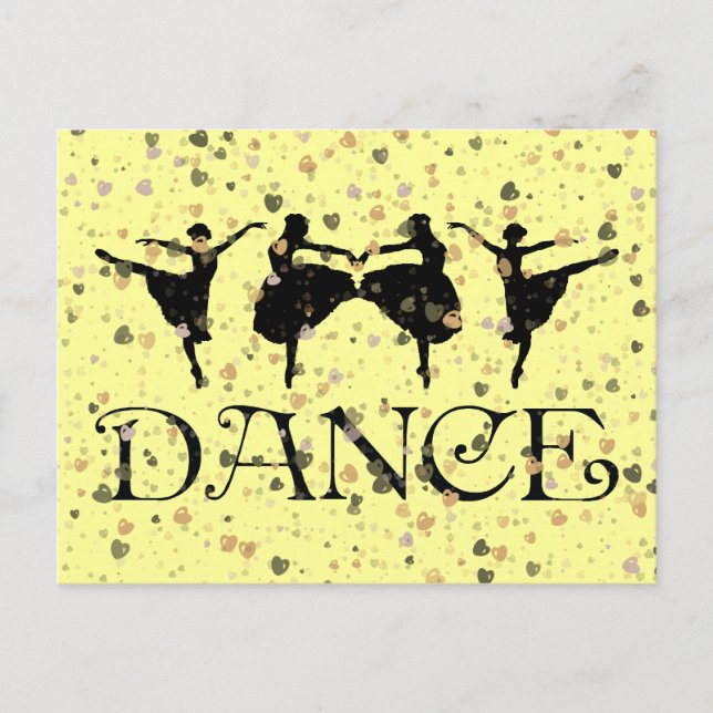 BALLET DANCERS POSTKARTE (Vorderseite)