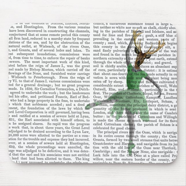 Ballet Dealer in Green Mousepad (Vorne)