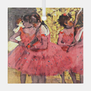 BALLET - Degas: Die rosa Tänzer, Ornament Aus Glas