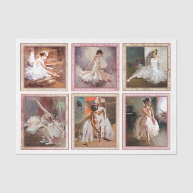 Ballet Design Serie 3 Seidenpapier (Vorderseite)