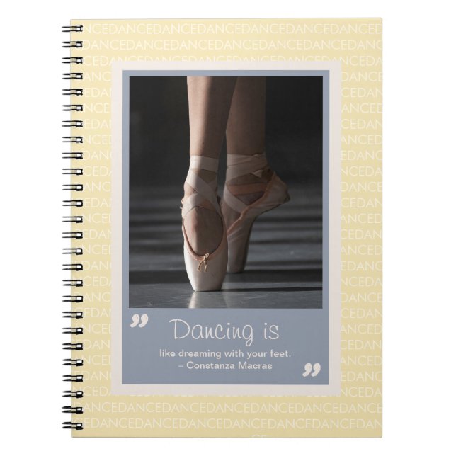 Ballet Dream Dance Notebook Notizblock (Vorderseite)