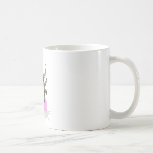 Ballet Elephant En Pointe Kaffeetasse (Rechts)