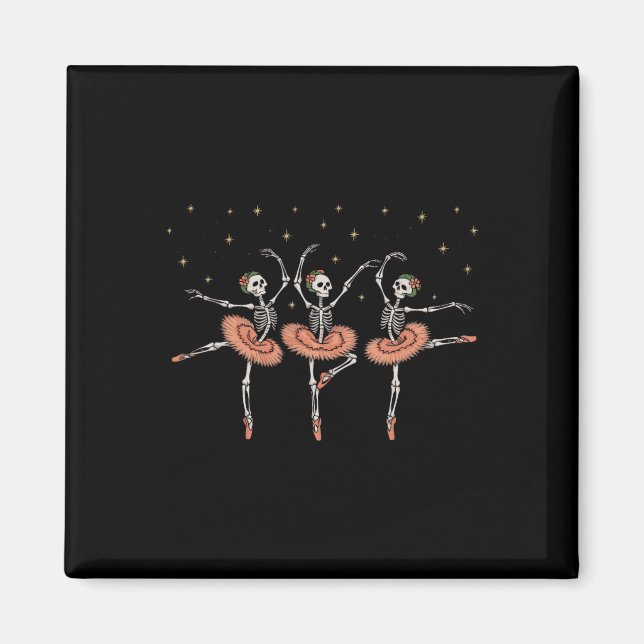 Ballet Funny Halloween Outfit Kostüme Magnet (Vorne)