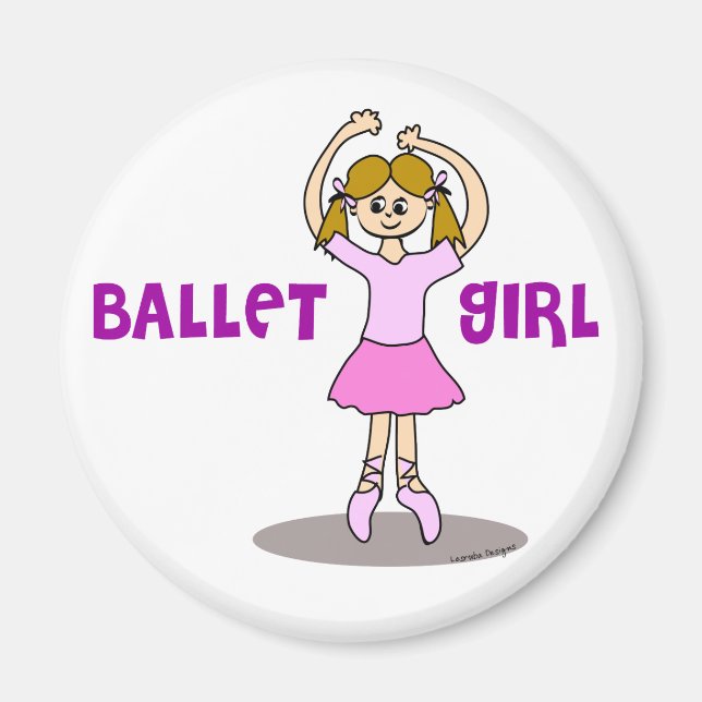 Ballet Girl Magnet (Vorne)