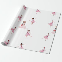 Ballet Girl Wrapping Paper