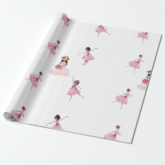 Ballet Girl Wrapping Paper Geschenkpapier