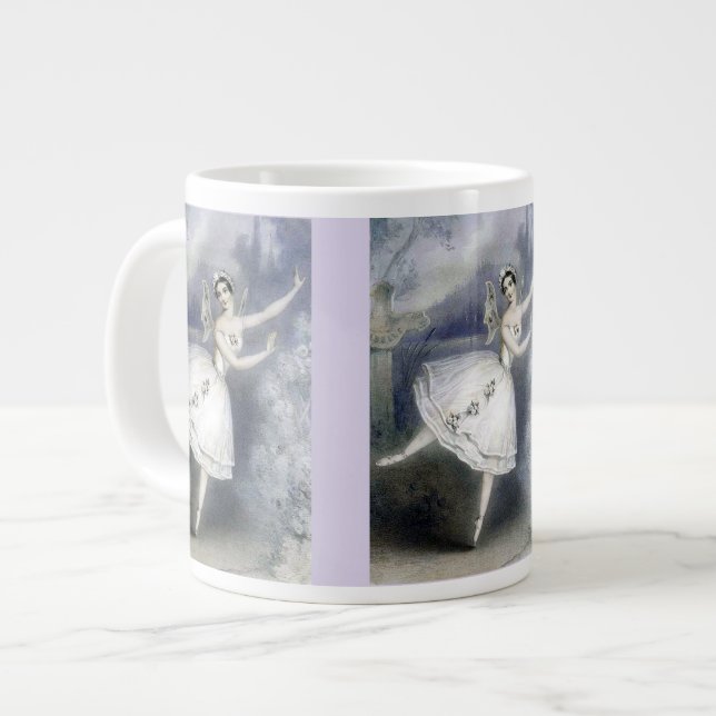 Ballet Giselle Jumbo Kaffeemaschine Tasse (Vorderseite Links)