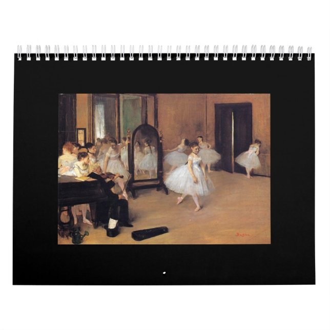Ballet in Art, Tanzkalender, Degas, Renoir Kalender (Titelbild)